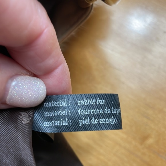 Kenneth Cole genuine fur & leather bag - Picture 8 of 8